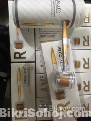 Derma Roller - 0.5mm Golden and White